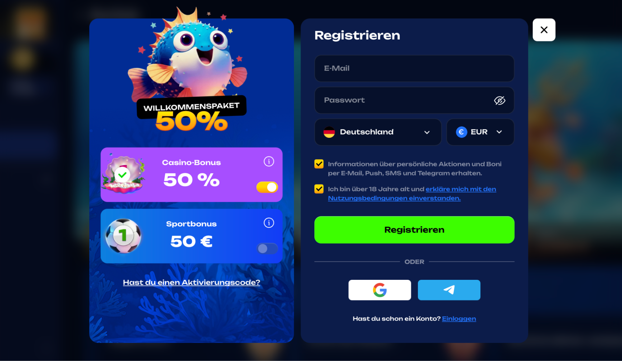 Fugu Casino Login